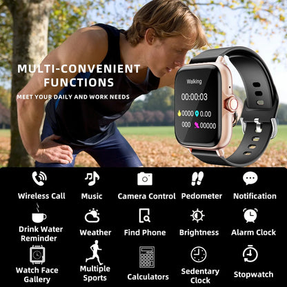 1.83'' Waterproof Smart Watch - Compatible with iOS & Android